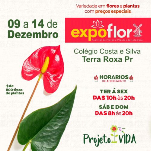 Terra Roxa – Vem aí a ExpoFlor nos dias 09 a 14 de dezembro
