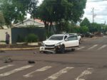 Terra Roxa – Polícia Militar atende acidente de trânsito