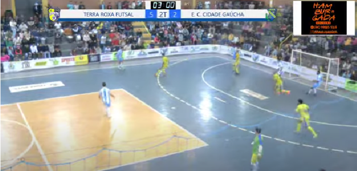 Futsal – Terra Roxa Futsal vence Cidade Gaúcha por 5 x 2 com o apoio da torcida (veja os gols)