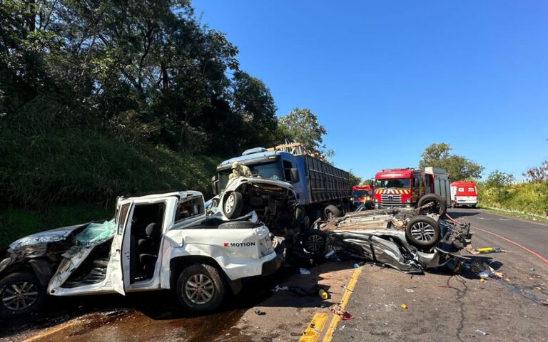 Acidente – Morre cinco pessoas em grave acidente registrado na BR-163 em Marechal Rondon no último sábado (22)