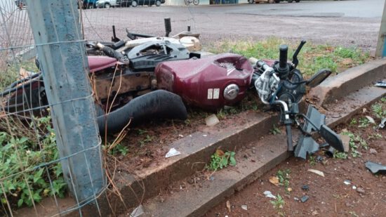 Toledo – Grave acidente na Vila industrial tira a vida de motociclista