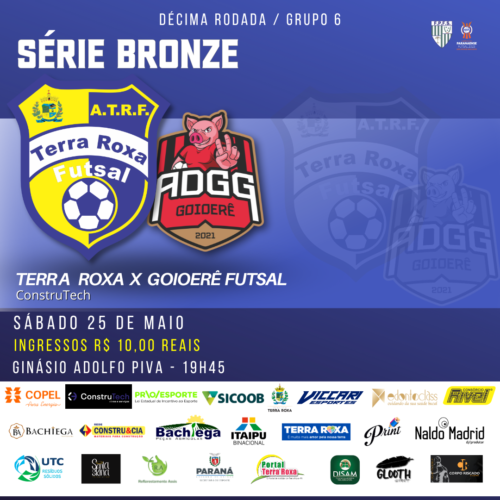 Terra Roxa – Convite Especial para a torcida do Terra Roxa Futsal
