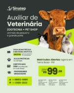 Terra Roxa – Atenção para o curso de Auxiliar Veterinário