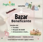 Terra Roxa – Participe do Bazar Beneficente do Projeto Vida!