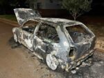Incêndio – Em Nova Santa Rosa veículo é consumido por incêndio durante a madrugada