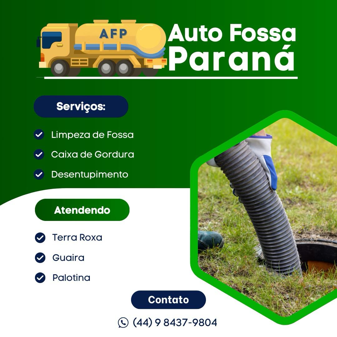 Auto Fossa Paraná oferece serviços de limpeza de fossa e desentupimento com tecnologia e licenciamento ambiental