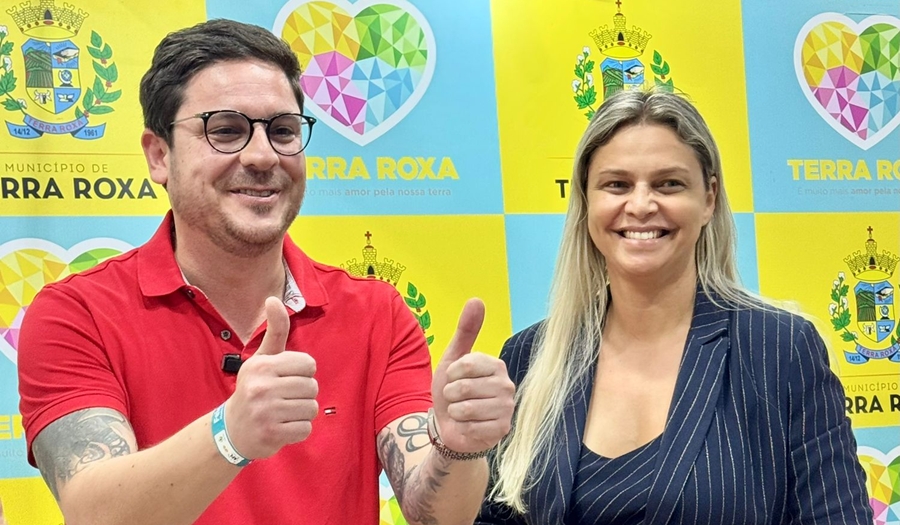 Deputado Estadual Matheus Vermelho (PP) visita Terra Roxa, prestigia a Feira Moda Bebê e se reúne com apoiadores