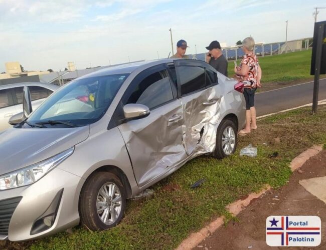 Acidente – Colisão entre dois veículos deixa feridos no trevo de Maripá, na PR-182
